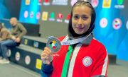 دختر جامعه دفاتر اسناد رسمی برسکوی افتخار مسابقات جهانی کاراته