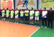 تیم والیبال کانون سردفتران و دفتریاران اصفهان در جام رمضان سوم شد