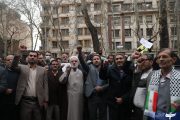 برگزاری تجمع حقوق‌دانان انقلابی پایتخت مقابل دفتر سازمان ملل علیه جنایات رژیم صهیونیستی